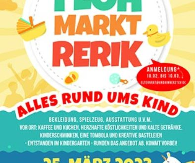 Plakat Flohmarkt März 2023